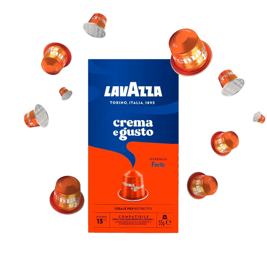 Lavazza Crema e Gusto Forte Coffee Capsules - 10 Capsules