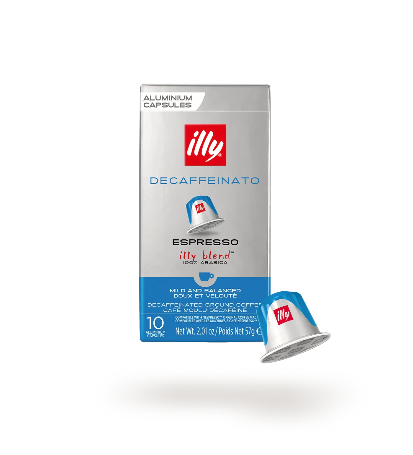 illy Decaffeinated Coffee Capsules - 10 Capsules