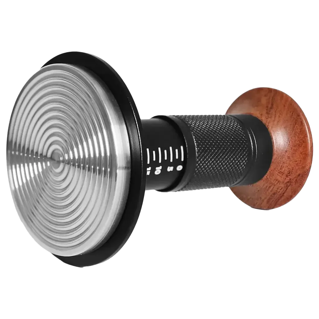 LePresso 58.5mm Impact Coffee Tamper with Threaded Base - Black