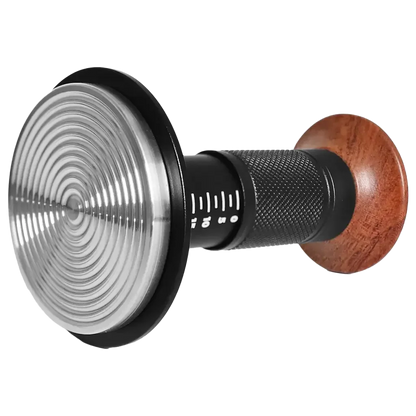 LePresso 58.5mm Impact Coffee Tamper with Threaded Base - Black