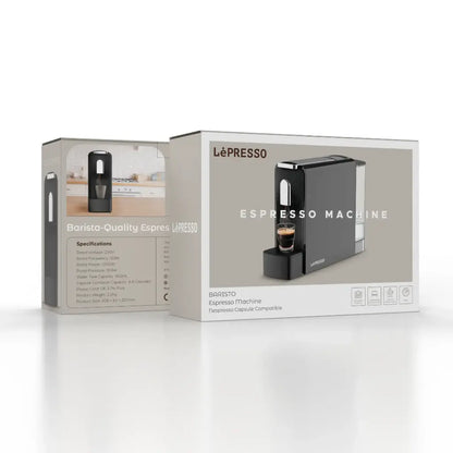 LePresso Baristo 19-Bar Espresso Machine - Nespresso Capsule Compatible