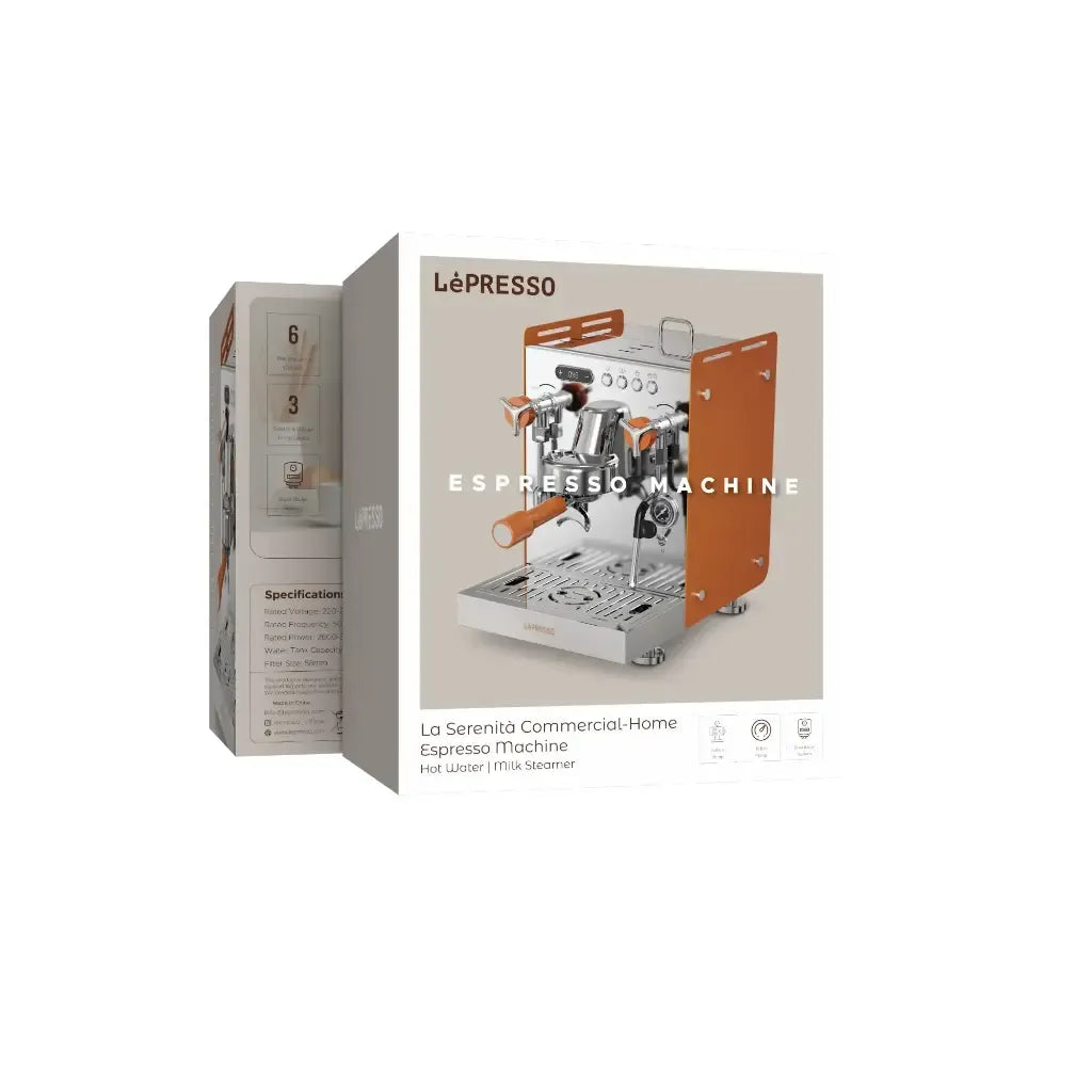 LePresso Commercial-Home Dual Boiler Espresso Machine (15-Bar, 58mm) - Silver