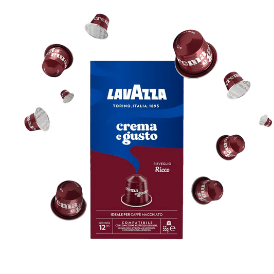 Lavazza Crema e Gusto Ricco Coffee Capsules - 10 Capsules