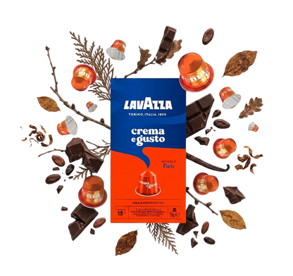 Lavazza Crema e Gusto Forte Coffee Capsules - 10 Capsules