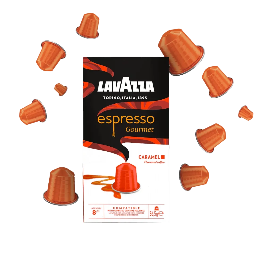 Lavazza Espresso Gourmet Caramel Coffee Capsules - 10 Capsules