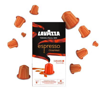 Lavazza Espresso Gourmet Caramel Coffee Capsules - 10 Capsules