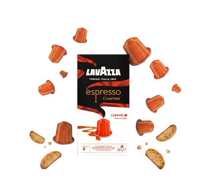 Lavazza Espresso Gourmet Caramel Coffee Capsules - 10 Capsules