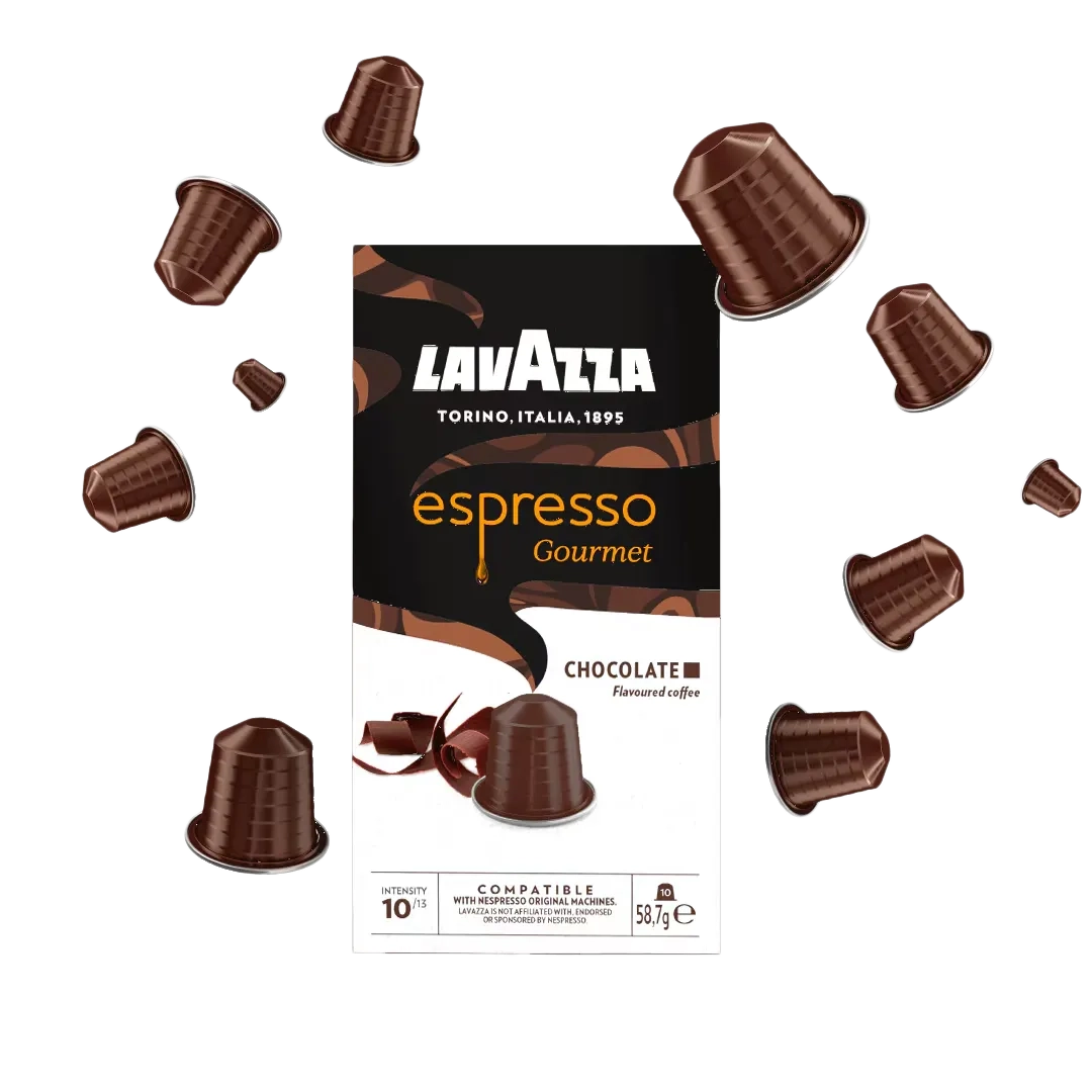 Lavazza Espresso Gourmet Chocolate Coffee Capsules - 10 Capsules