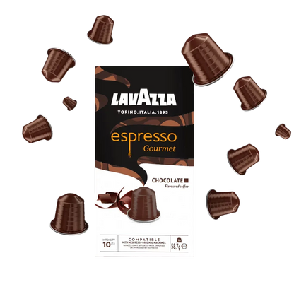 Lavazza Espresso Gourmet Chocolate Coffee Capsules - 10 Capsules