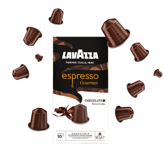 Lavazza Espresso Gourmet Chocolate Coffee Capsules - 10 Capsules